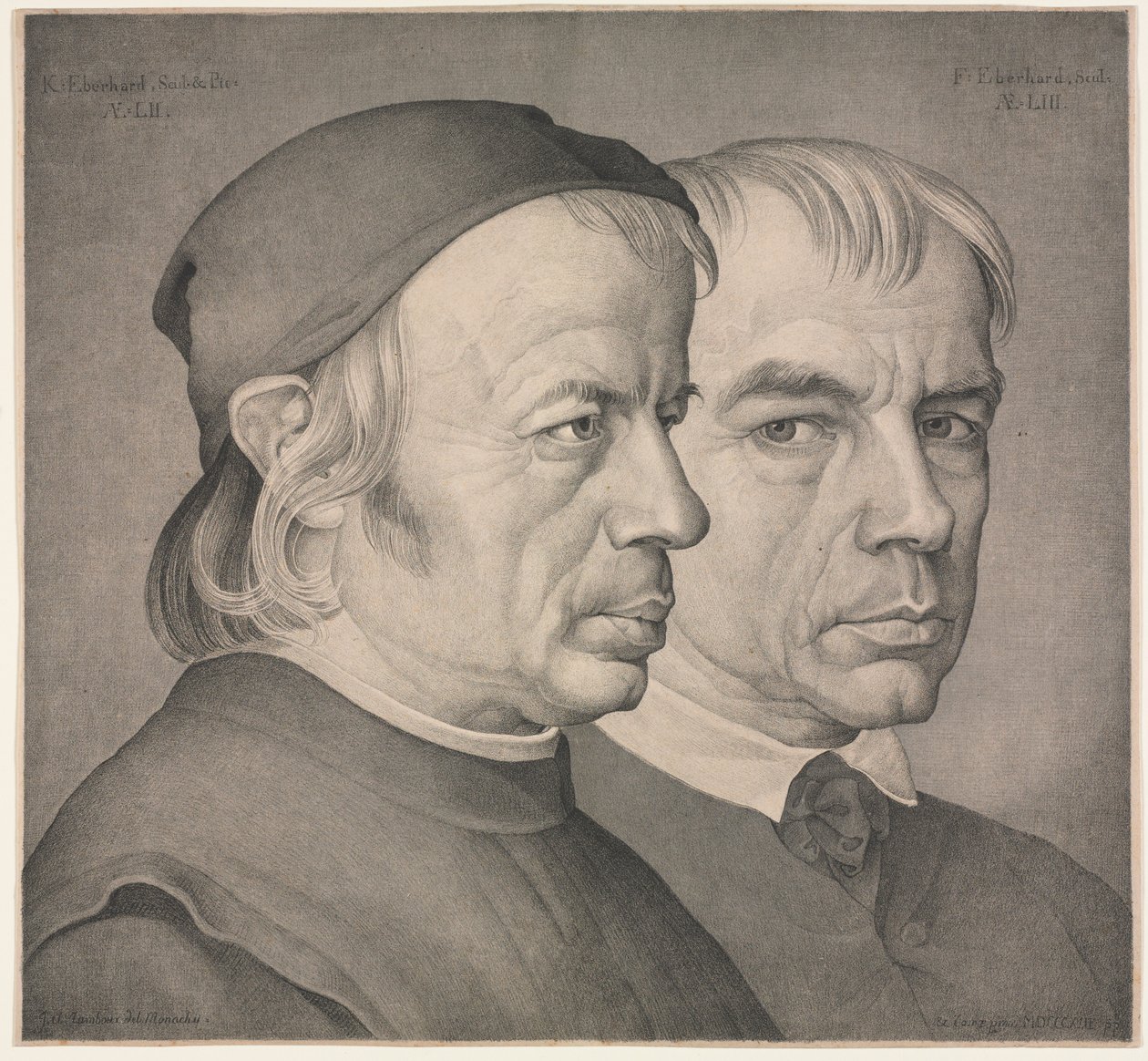 Eberhard Kardeşler by Johann Anton Ramboux