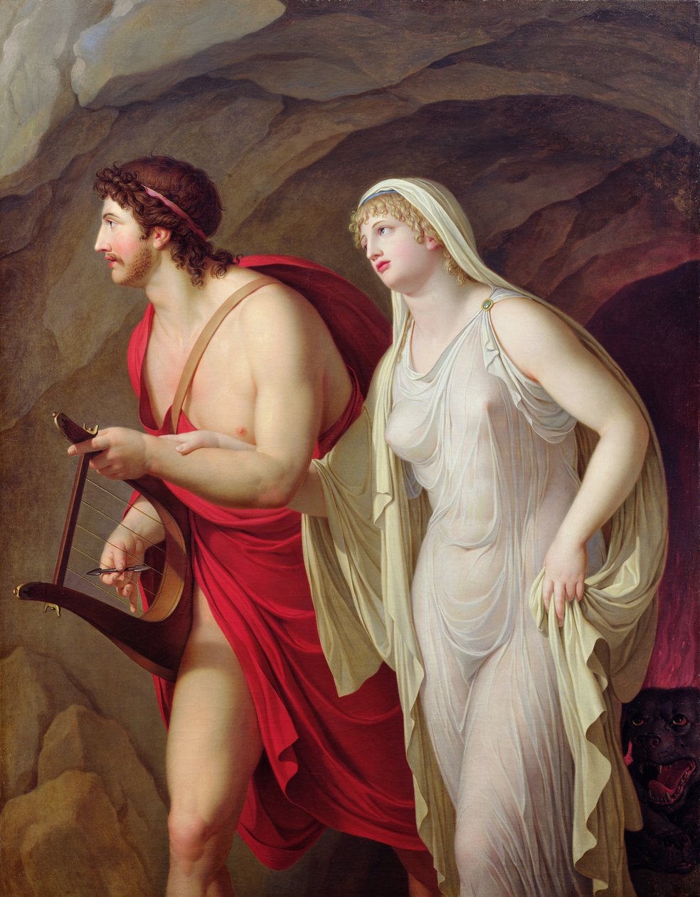 Orpheus ve Eurydice, 1807 by Johann August Nahl the Younger