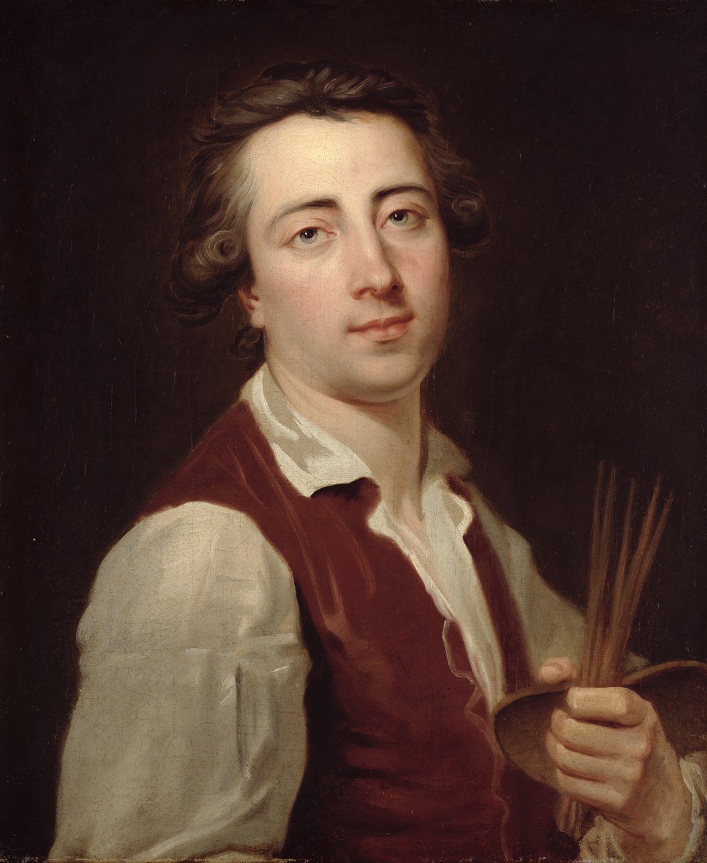 Otoportre, c.1775-80 by Johann August Nahl the Younger