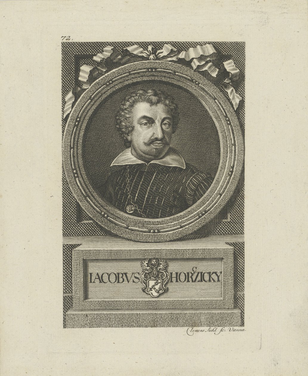 Jakub Horcicky z Tepence 1575-1622 portresi. by Johann Balzer