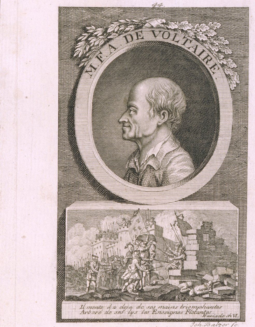 Yazar, denemeci ve filozof Francois Marie Arouet de Voltaire