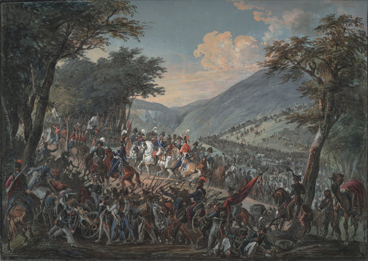 İmparator Alexander I ve maiyeti, Temmuz 1815, 1825