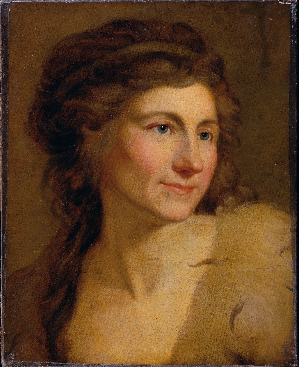 kadın portresi by Johann Baptist Lampi d. Ä.