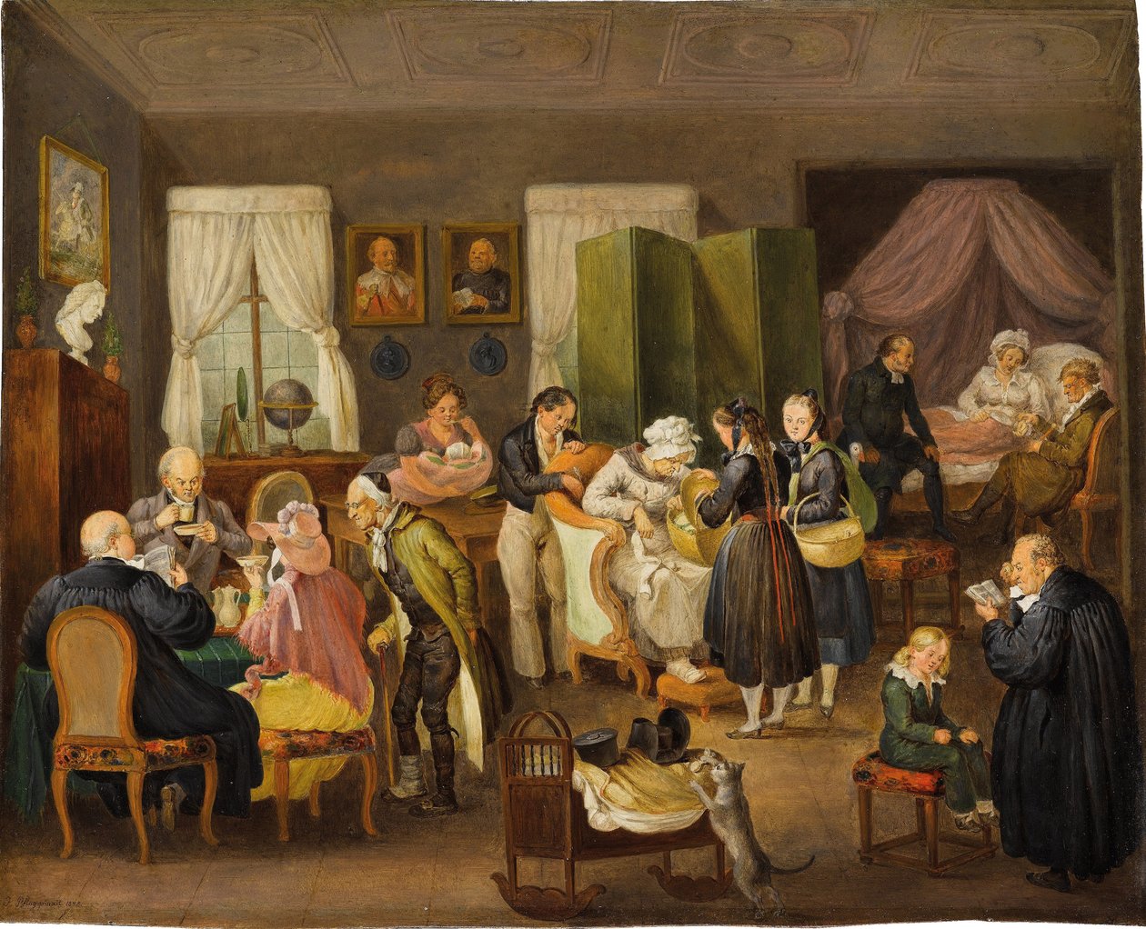 Vaftiz için Protestan Papaz Evi