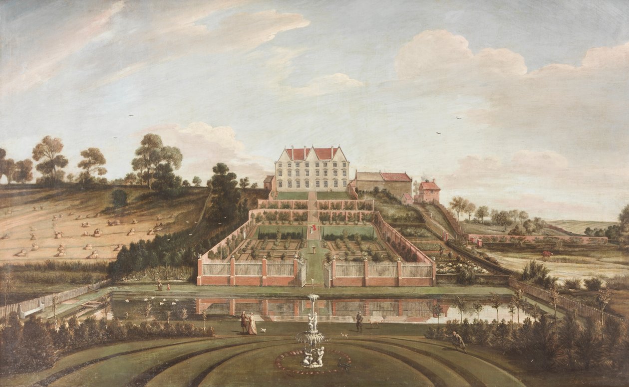 Bahçeli Hollanda Konağı, 1730 by Johann Baptiste Bouttats