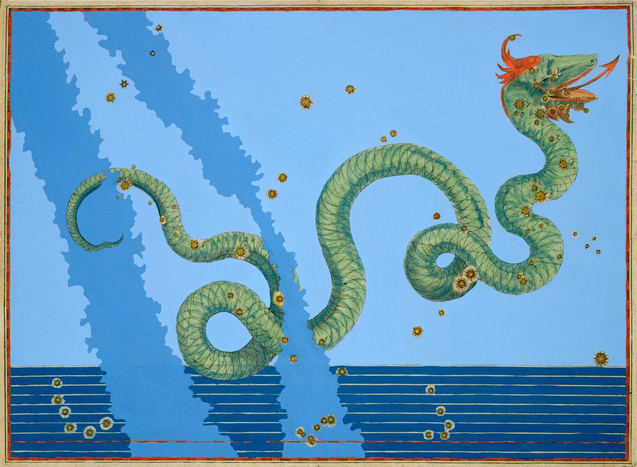 Yılan Takımyıldızı, 1603 by Johann Bayer