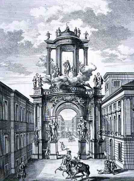 Johann Adam Delsenbach (1687-1765) 1721 (gravür) tarafından oyulmuş 