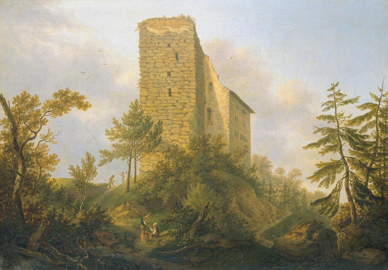 Habsburg harabelerinin çevresi by Johann Caspar Rahn