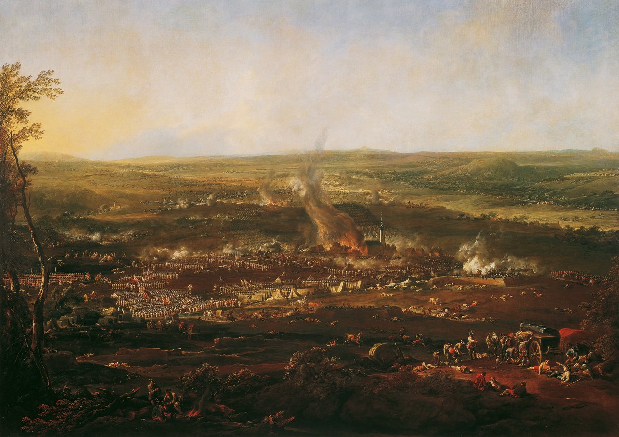 Hochkirch Savaşı by Johann Christian Brand