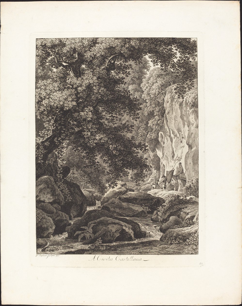 Castellana Şehri by Johann Christian Reinhart