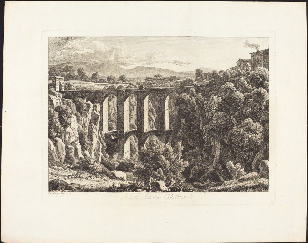 Castellana Şehri by Johann Christian Reinhart