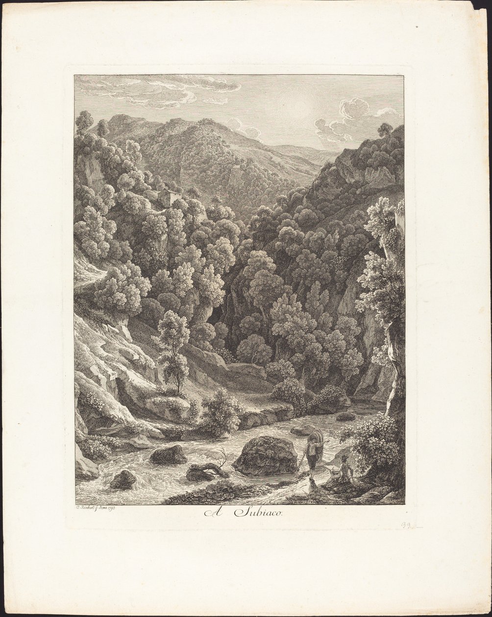 Bir Subiaco by Johann Christian Reinhart