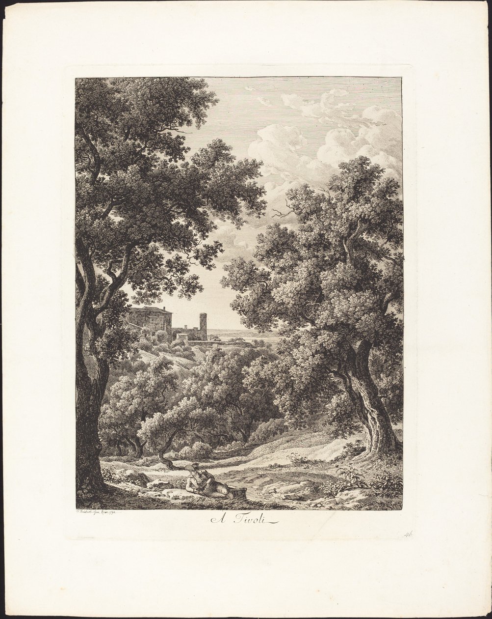 bir Tivoli by Johann Christian Reinhart