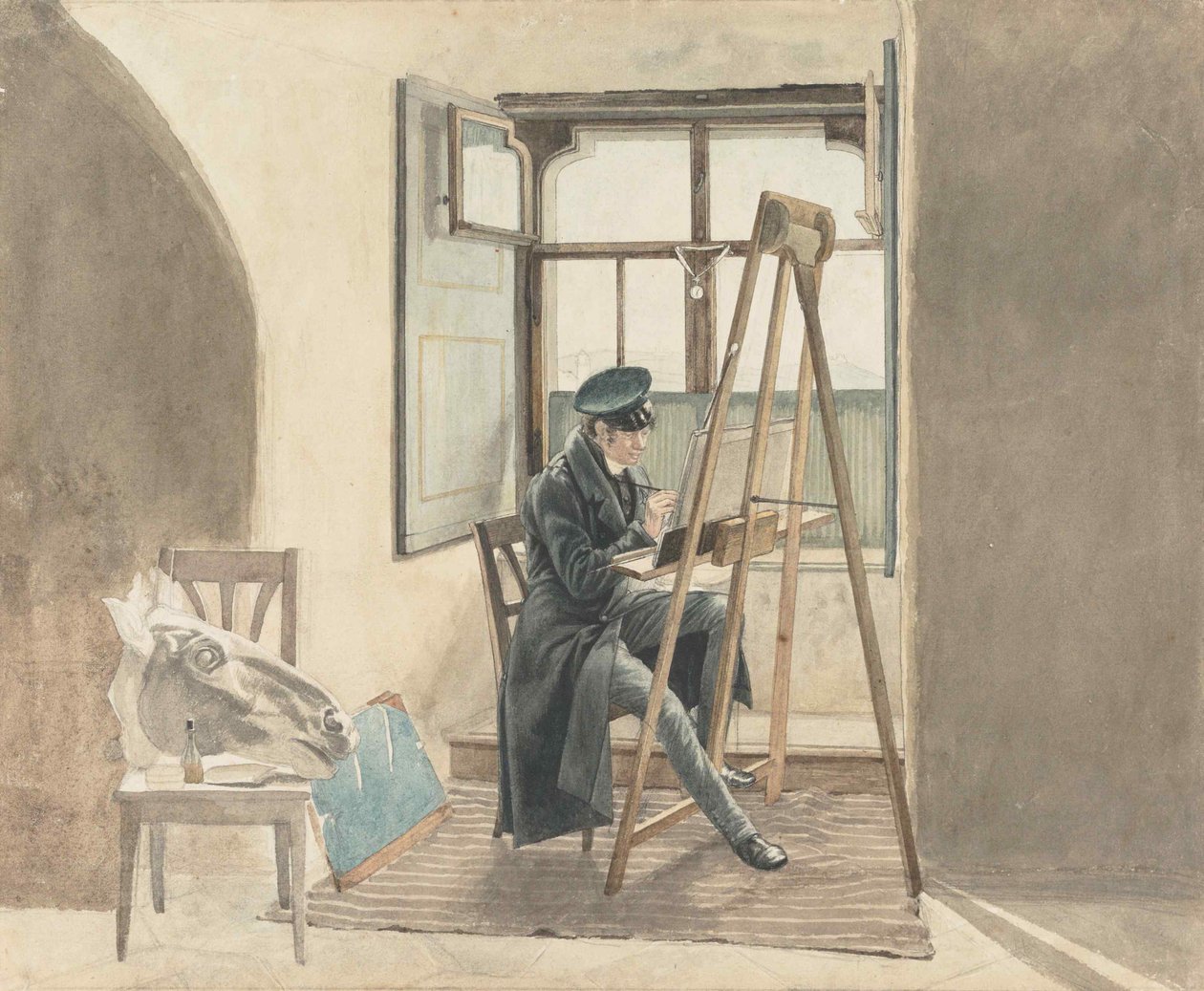 Ressam Johann Adam Klein 1792-1875, Şövalesinden Önce, 1818. by Johann Christoph Erhard