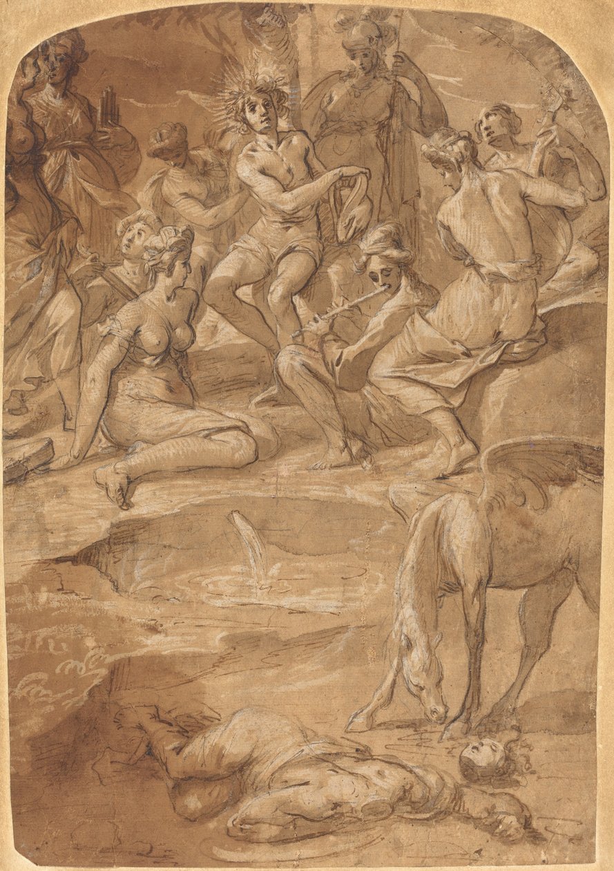 Apollon ve Parnassus Dağı