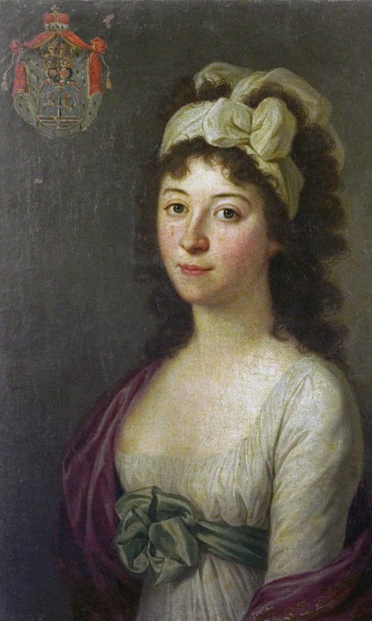 Keglevich de Buzin doğumlu Kontes Anna Luisa Barbara Babette Odescalchi 1778-1813. by Johann Daniel Donat