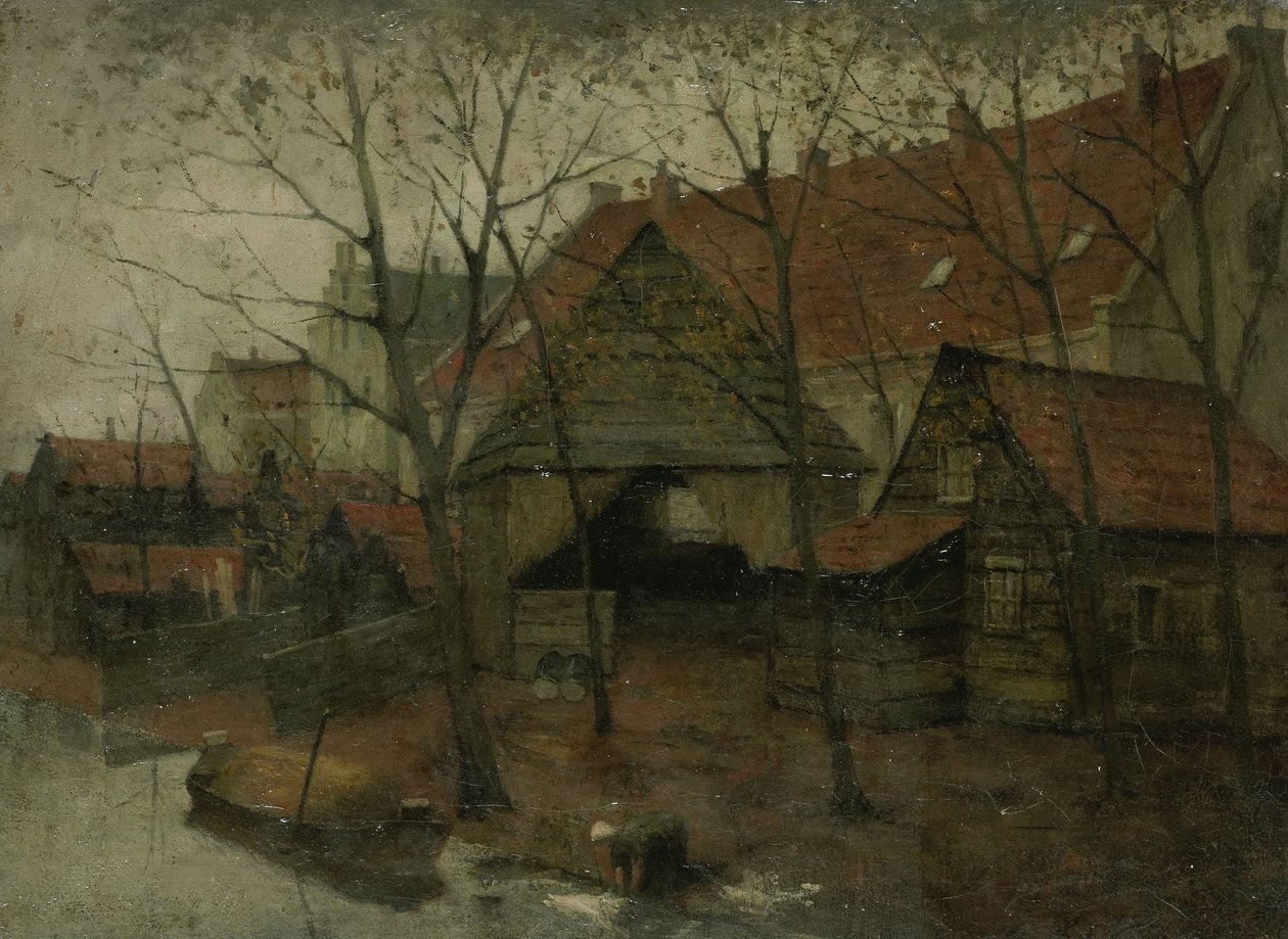 Amsterdam yakınlarındaki Vinkenbuurt by Johann Eduard Karsen