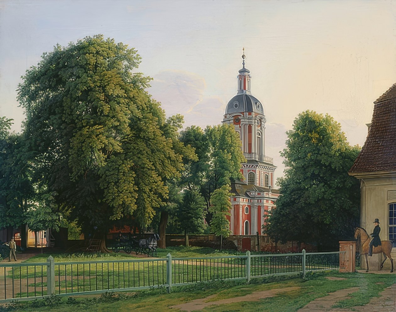 Buch Kalesi parkındaki kilise by Johann Erdmann Hummel