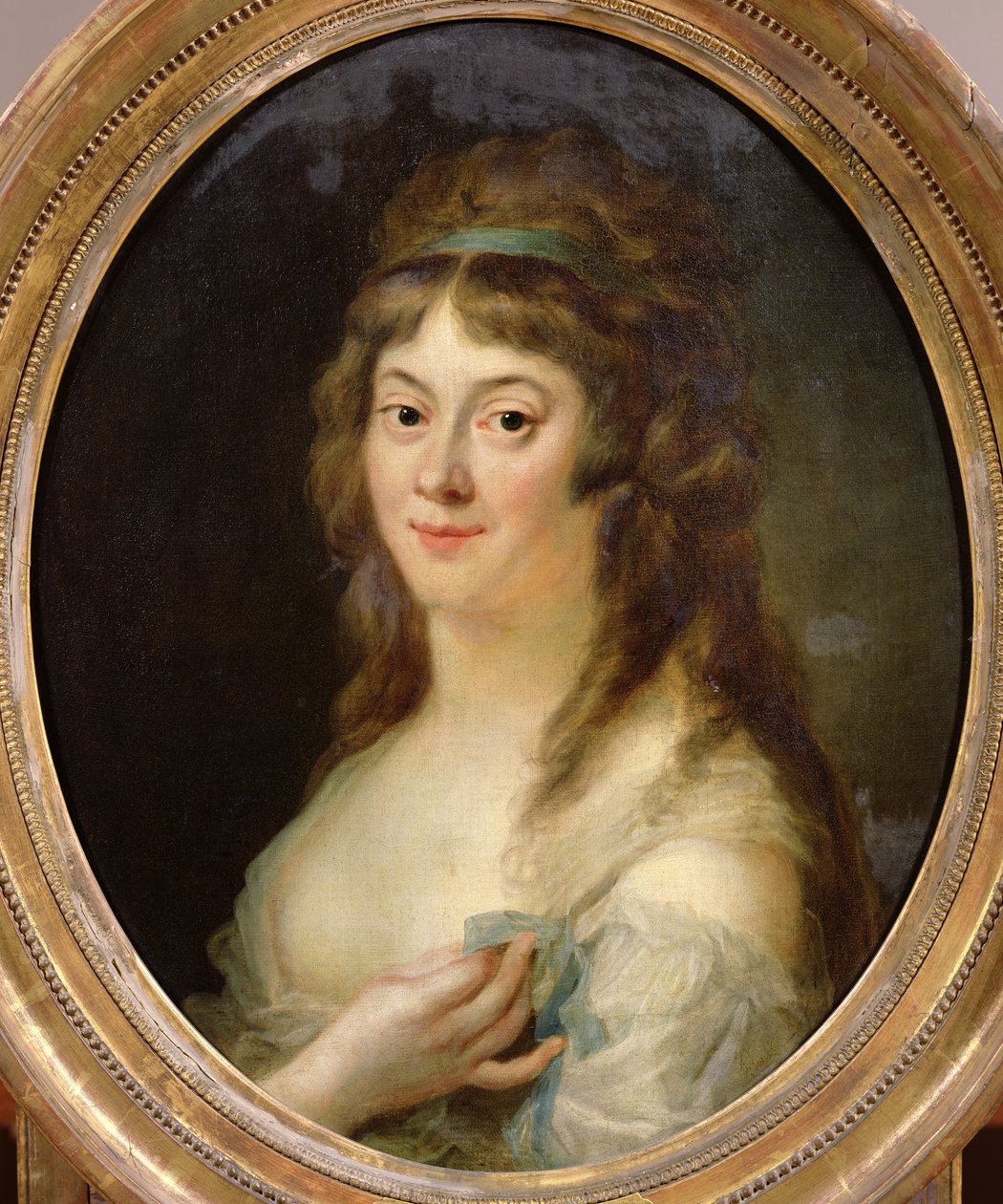 Madam Jeanne-Marie Roland de la Platiere (kızlık soyadı Philippon) (1756-93) 1792 by Johann Ernst Heinsius