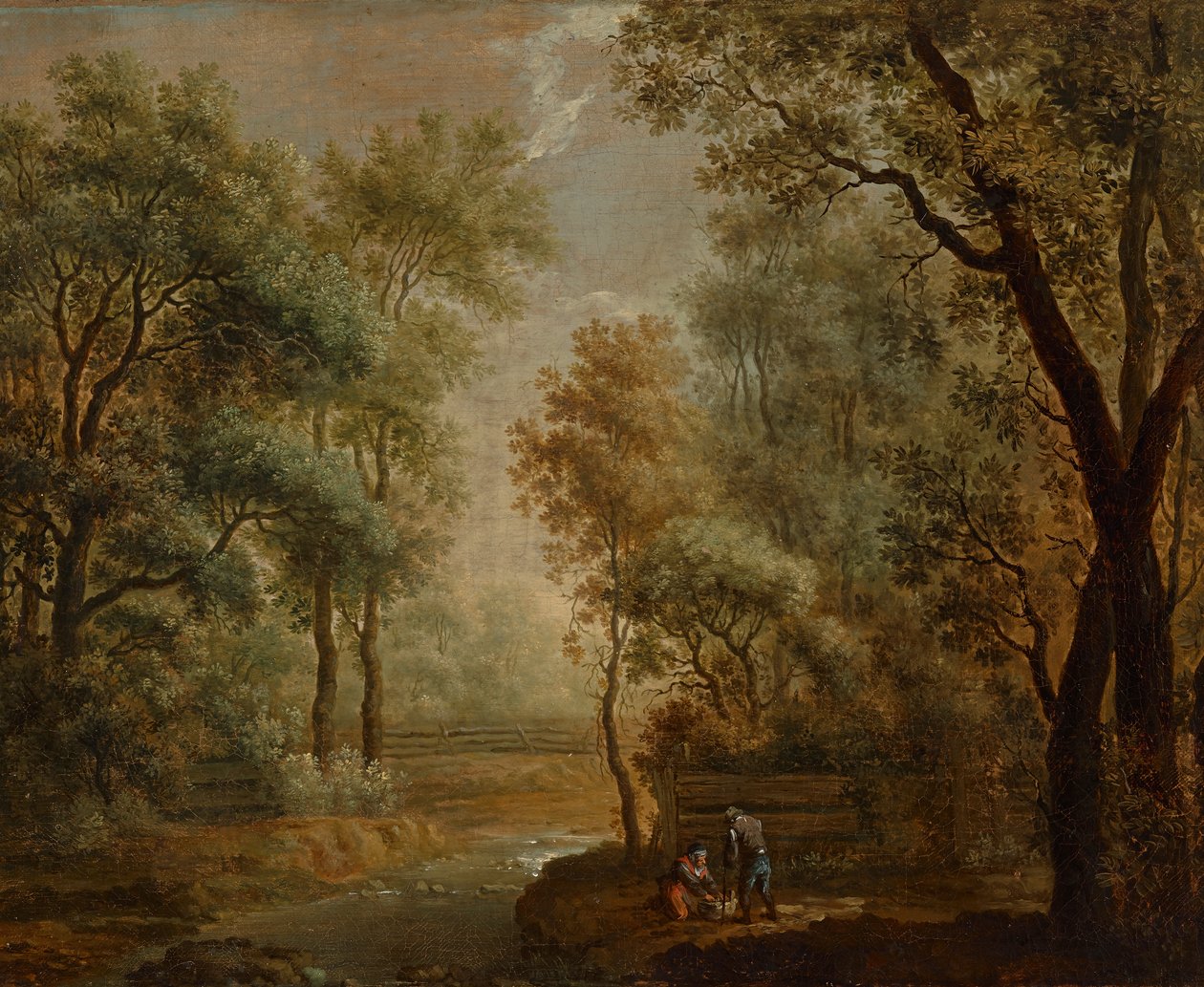 ağaç manzarası by Johann Evangelist Dorfmeister