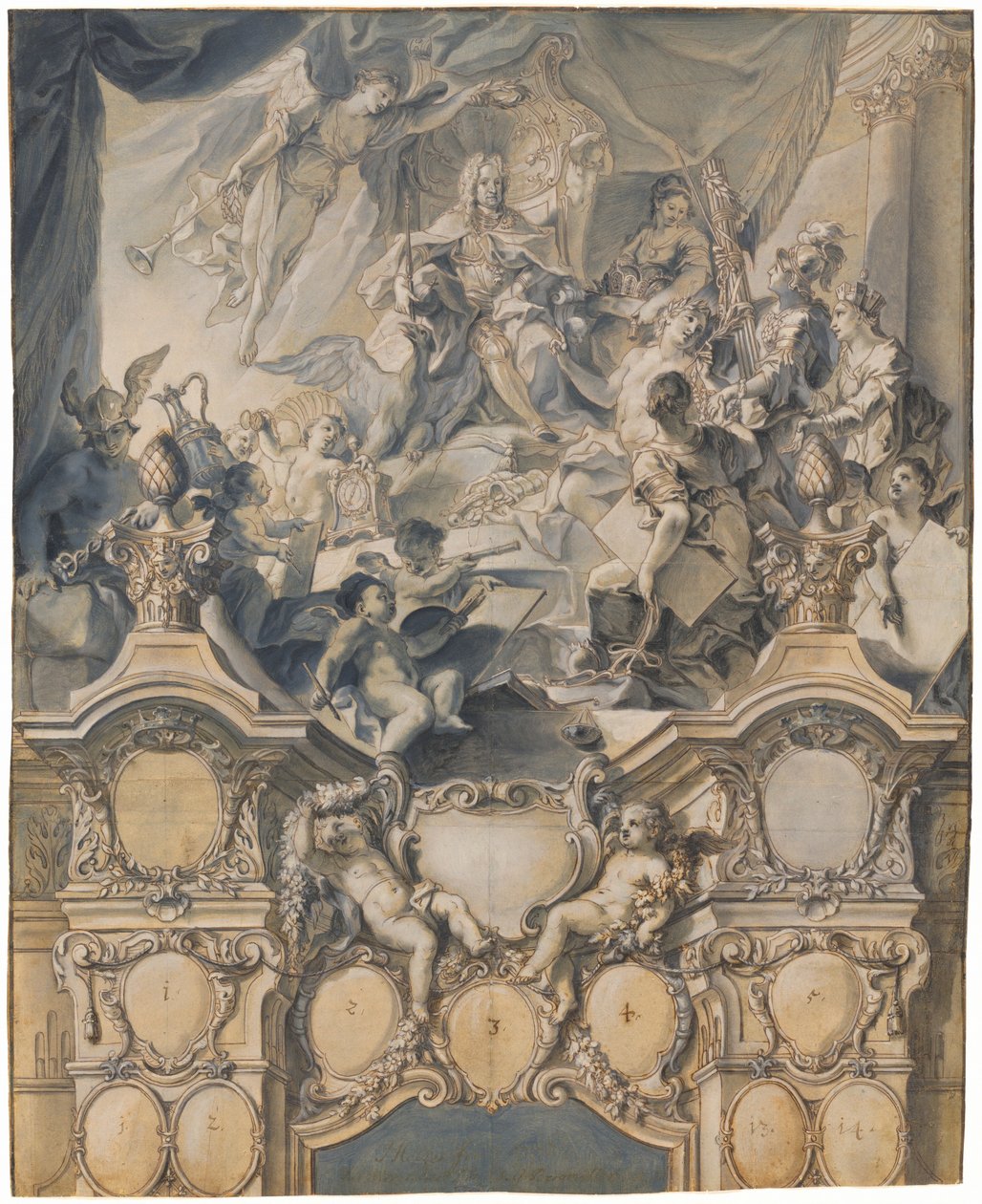 Sanat ve Güçler, İmparator Charles VI