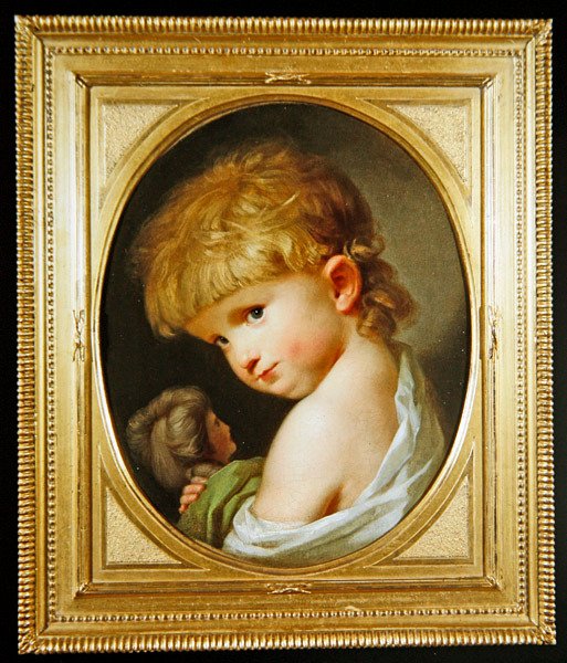 Sanatçının Kızının Portresi by Johann Friedrich August Tischbein