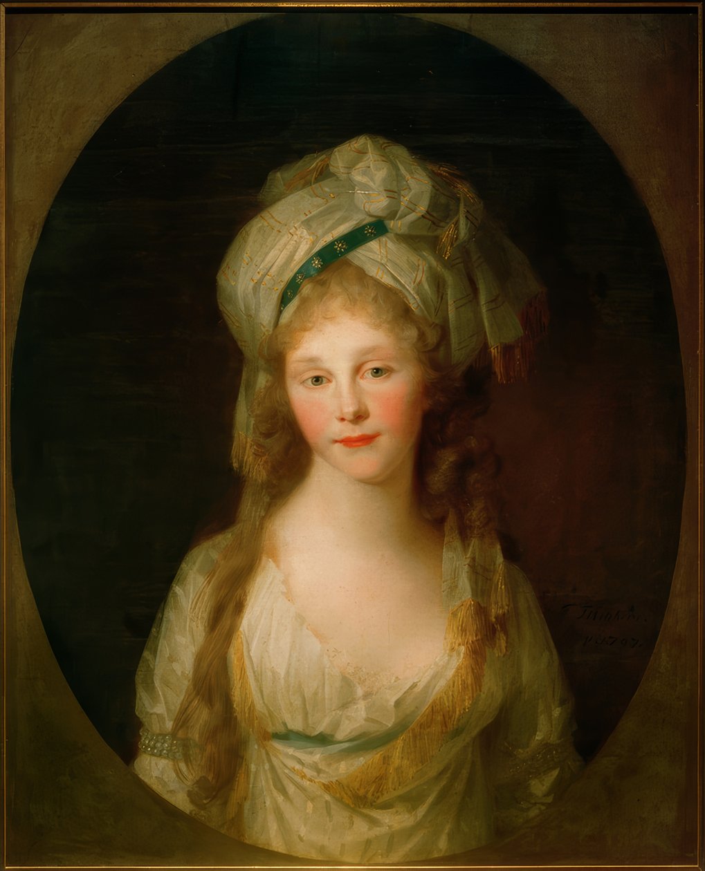 Prusya Friederike Prensesi by Johann Friedrich August Tischbein