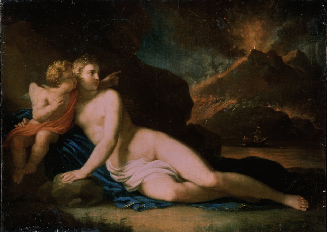 Venüs ve Aşk Tanrısı, 1804 by Johann Friedrich August Tischbein