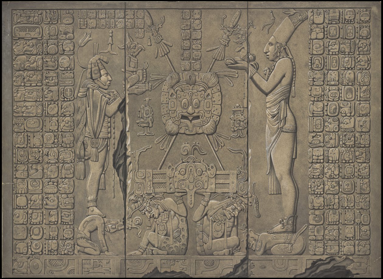 Waldeck'in Orta Amerika'ya ait orijinal sanat eserlerinden oluşan bir koleksiyon, Kutu 20/22 by Johann Friedrich Maximilian von Waldeck