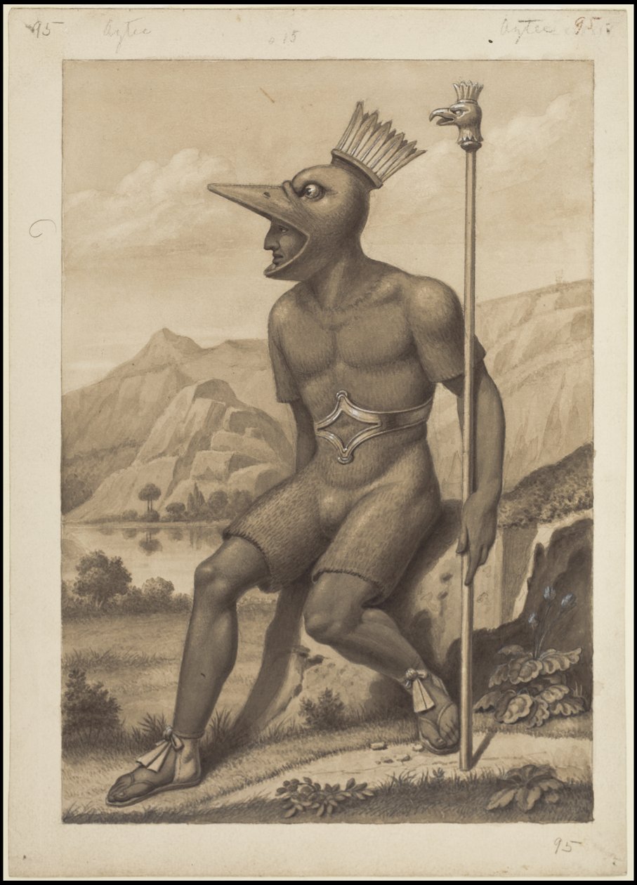 Waldeck'in orijinal Mezoamerika sanat eserlerinden oluşan bir koleksiyon, Kutu 3/22 by Johann Friedrich Maximilian von Waldeck