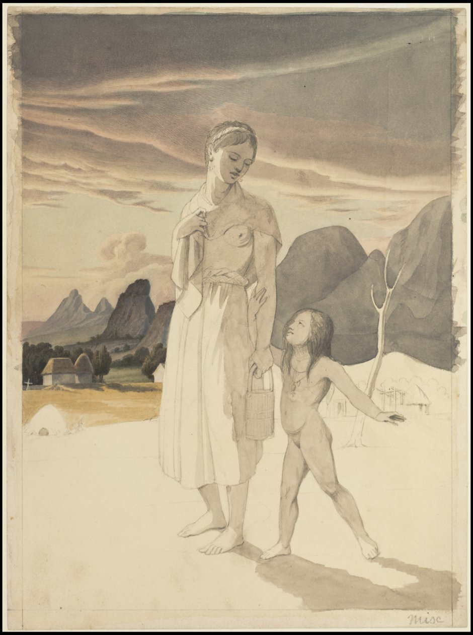 Waldeck'in Orta Amerika'ya ait orijinal sanat eserlerinden oluşan bir koleksiyon, Kutu 3/22 by Johann Friedrich Maximilian von Waldeck