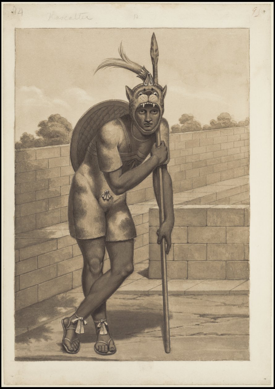 Waldeck'in Orta Amerika'ya ait orijinal sanat eserlerinden oluşan bir koleksiyon, Kutu 3/22 by Johann Friedrich Maximilian von Waldeck