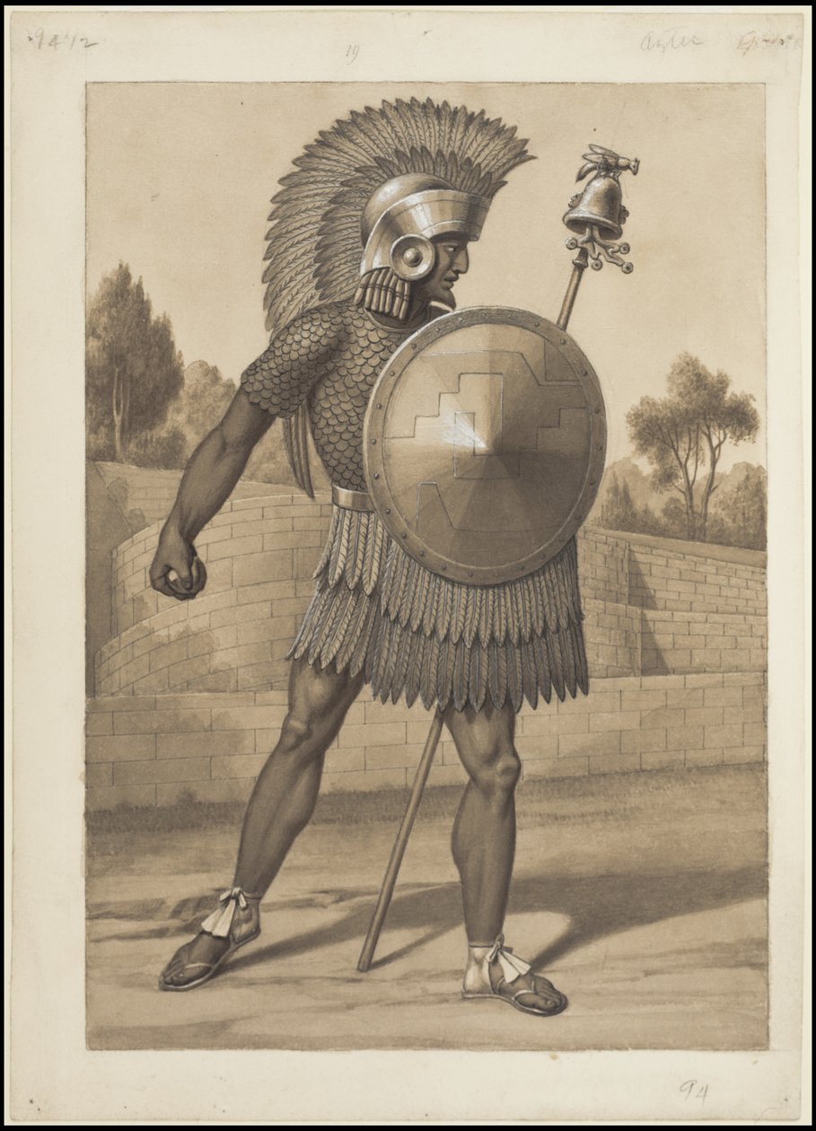 Waldeck'in Orta Amerika'ya ait orijinal sanat eserlerinden oluşan bir koleksiyon, Kutu 3/22 by Johann Friedrich Maximilian von Waldeck