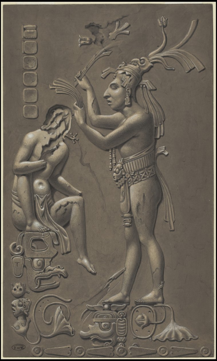 Waldeck'in orijinal Mezoamerika sanat eserlerinden oluşan bir koleksiyon, Kutu 4/22 by Johann Friedrich Maximilian von Waldeck