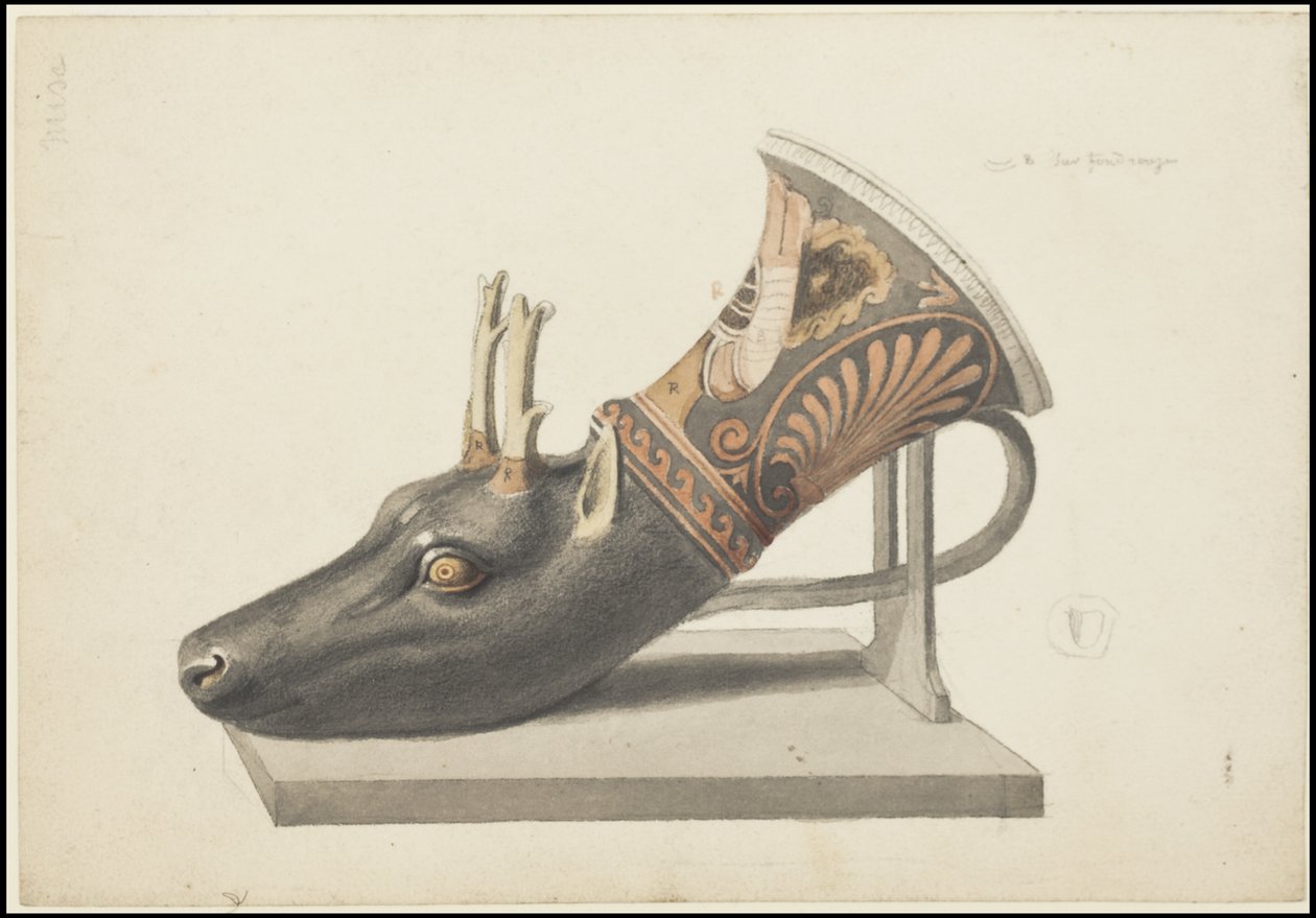 Waldeck'in orijinal Mezoamerika sanat eserlerinden oluşan bir koleksiyon, Kutu 4/22 by Johann Friedrich Maximilian von Waldeck