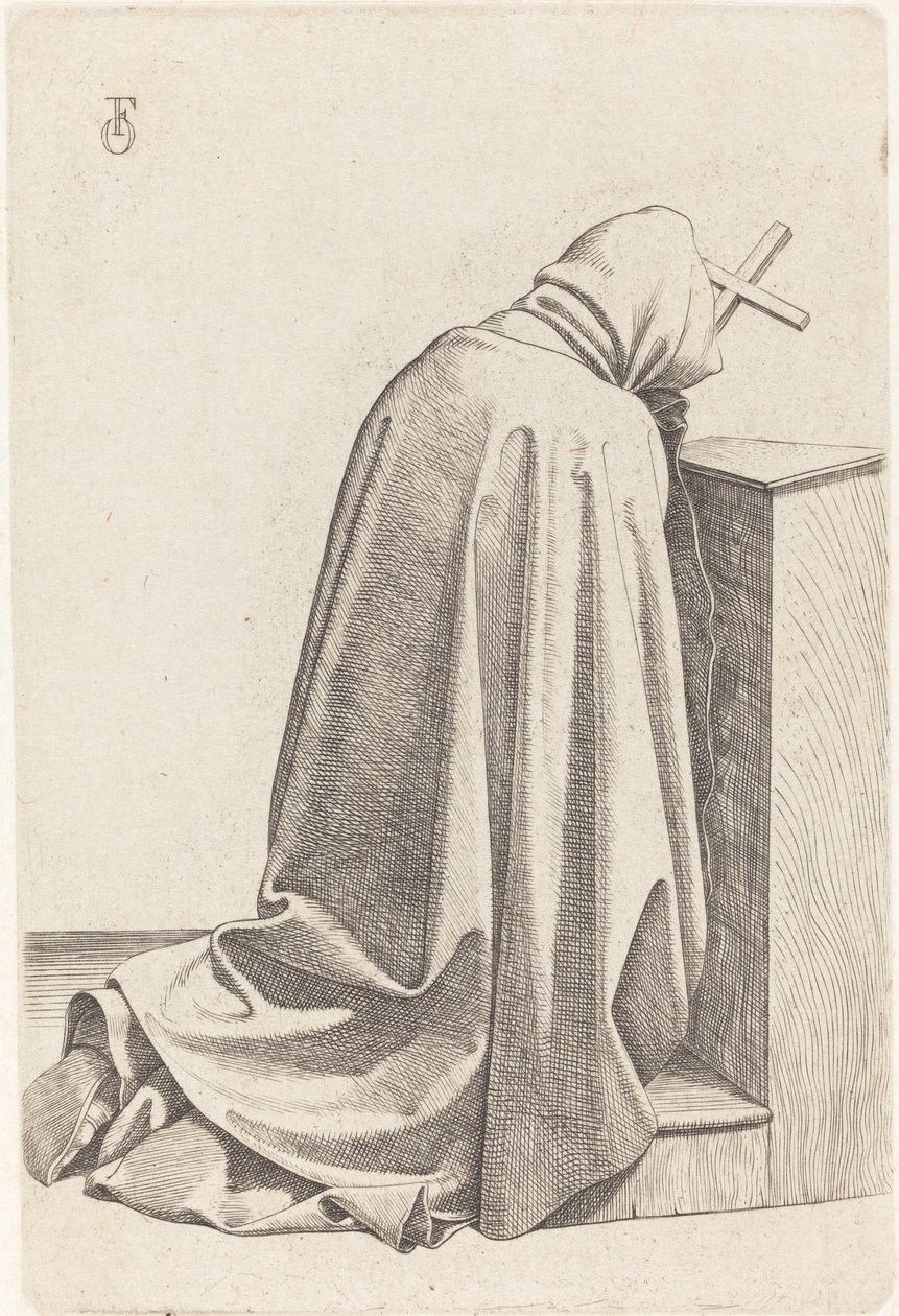 dua eden keşiş by Johann Friedrich Overbeck