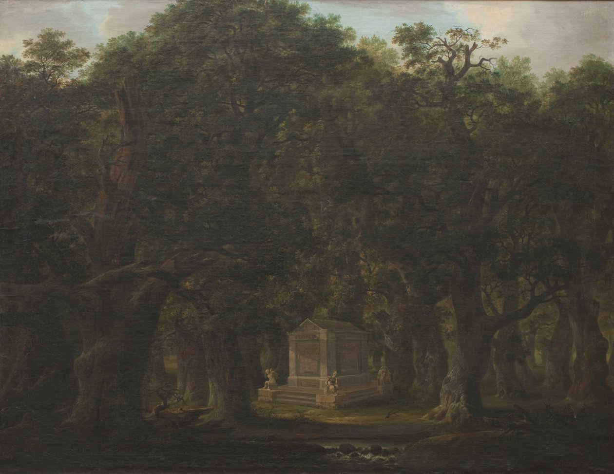 Meşe Ağacında Anıt by Johann Friedrich Weitsch