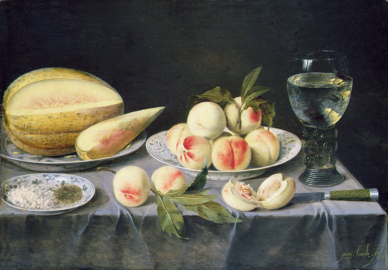Natürmort by Johann Georg Hinz