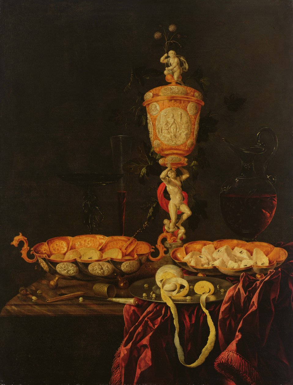 Kadehli Natürmort, 1676 by Johann Georg Hinz