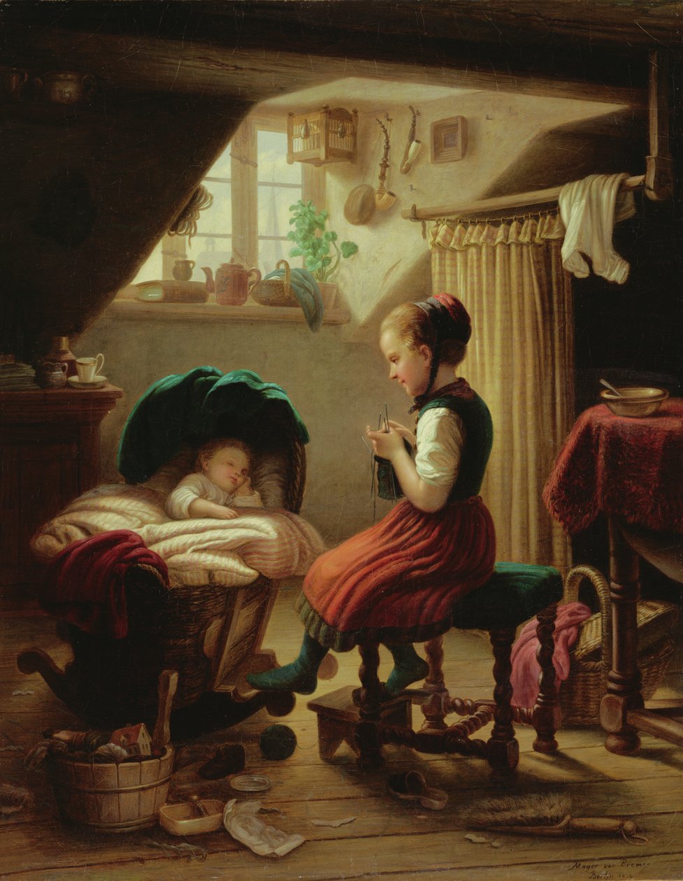 Küçüklere Bakmak by Johann Georg Meyer von Bremen