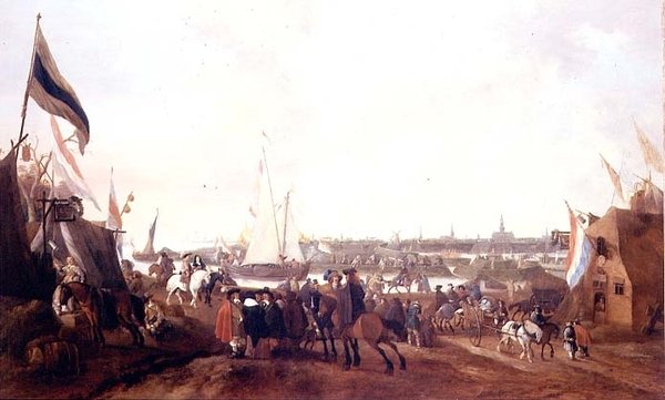 Hulst, Zeeland manzarası by Johann Georg Meyer von Bremen