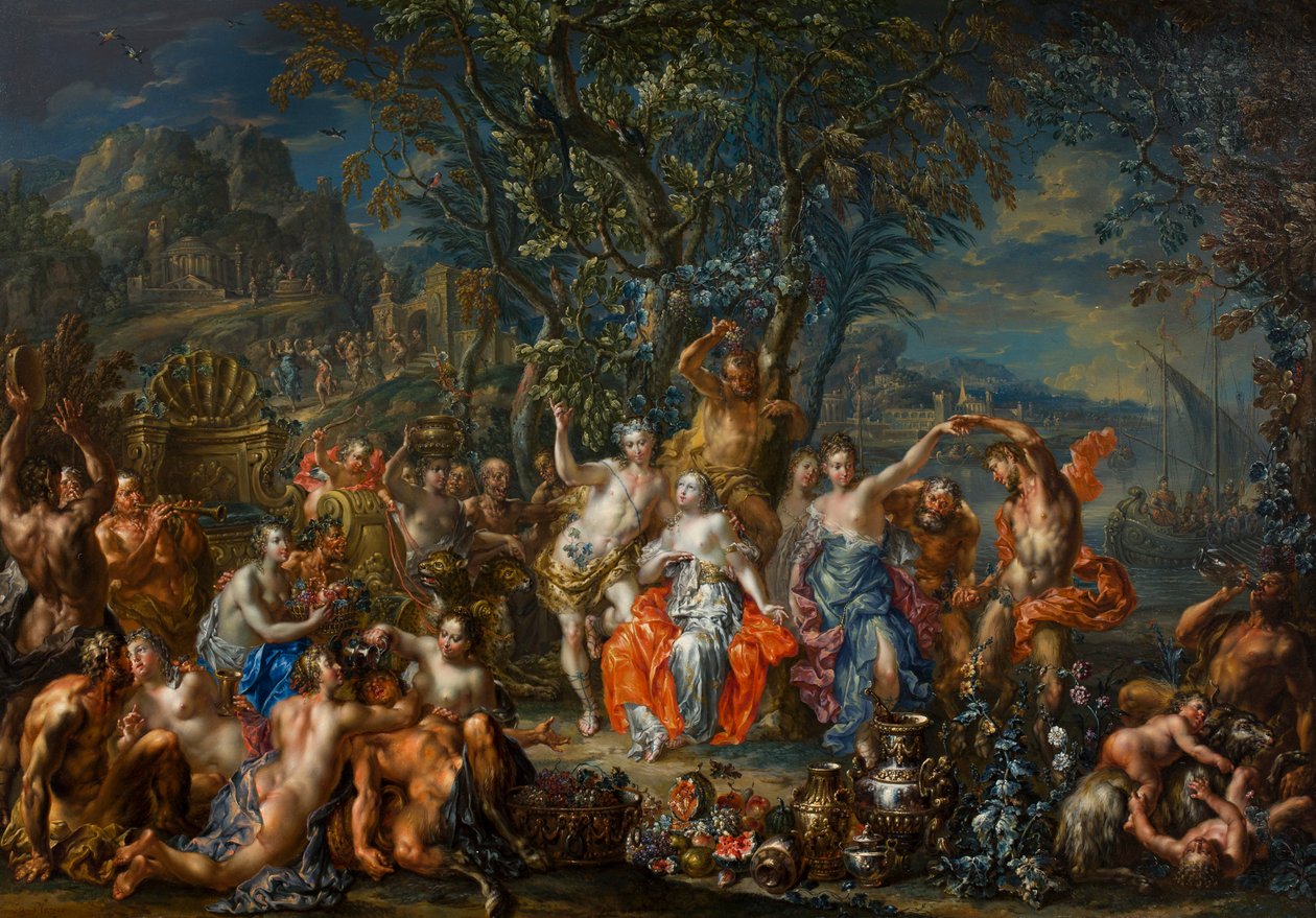 Bacchus ve Ariadne by Johann Georg Platzer