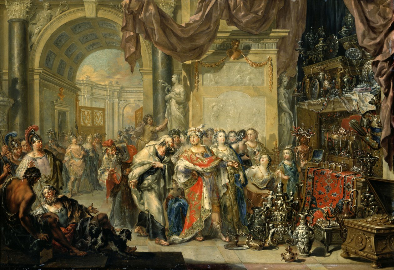 Karun ve Solon by Johann Georg Platzer