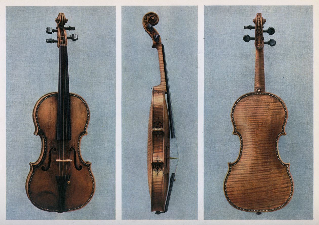 Keman, Nicola Amati, Cremona, on yedinci yüzyıl, 1948 by Johann Georg Platzer