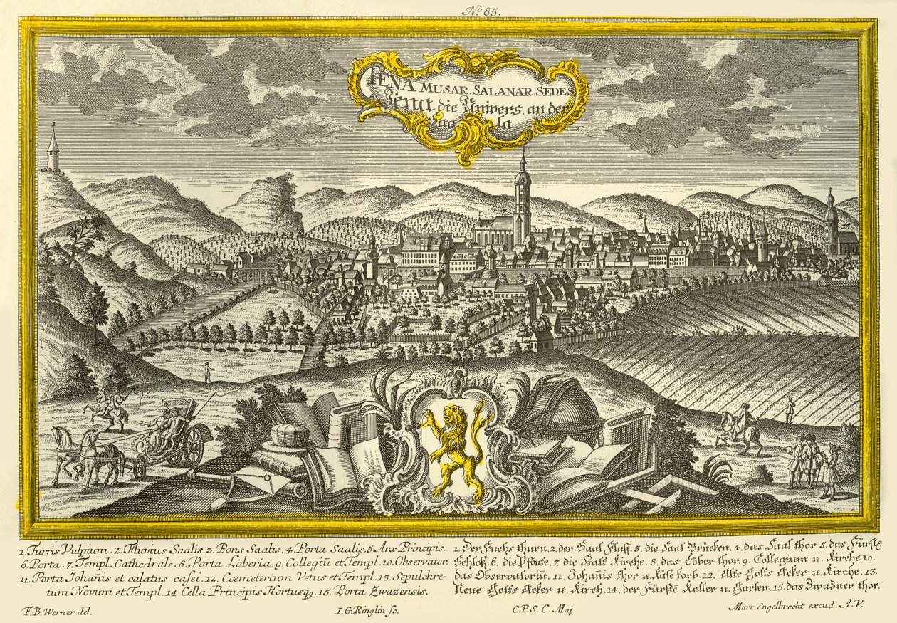 Jena, c1740. by Johann Georg Ringlin