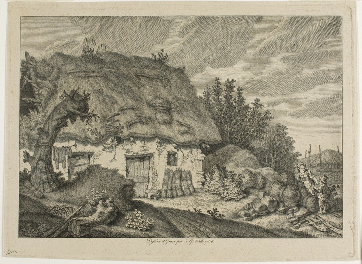 Çiftlik Kulübesi by Johann Georg Wille