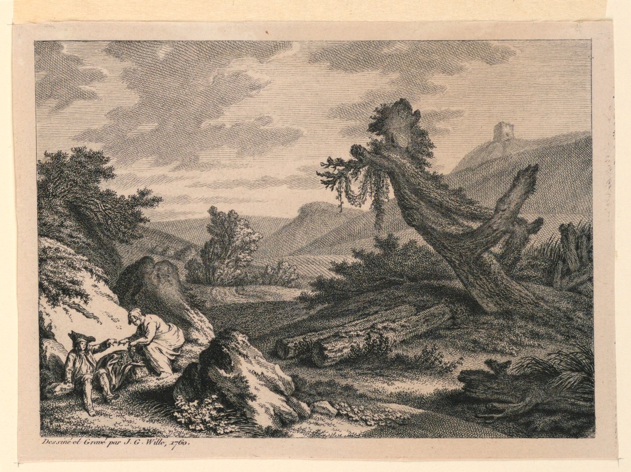 Piknik by Johann Georg Wille