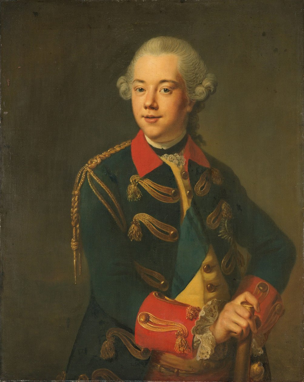 Orange-Nassau Prensi William V'nin Portresi by Johann Georg Ziesenis
