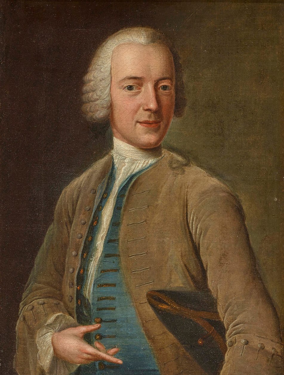 Otoportre, yaklaşık 1744. by Johann Georg Ziesenis the Younger