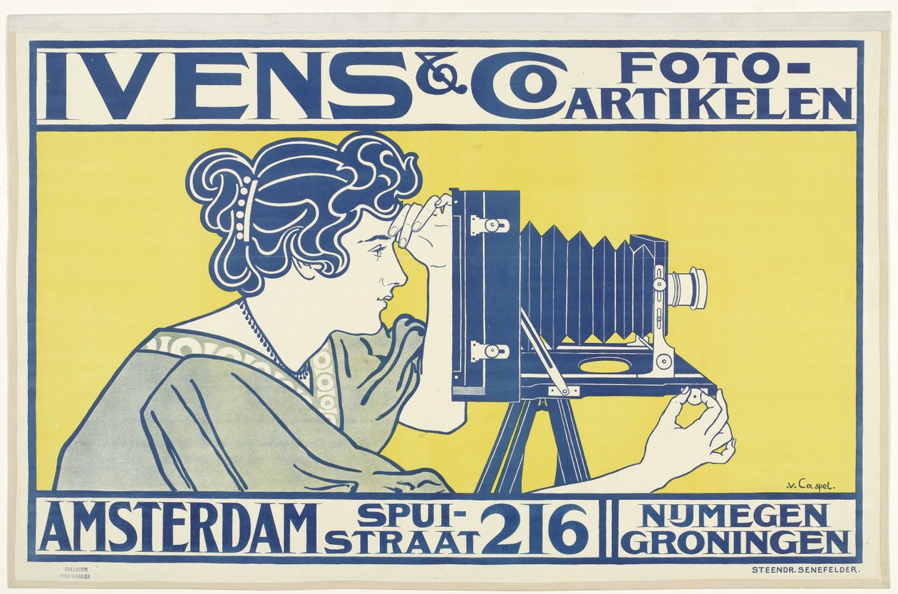 Ivens & Co ve Guy de Coral & Co Ivens & Co. için reklam afişleri Fotoğraf makaleleri. Amsterdam Spuistraat 216 Nijmegen, Groningen (nesne üzerindeki başlık) by Johann Georg van Caspel